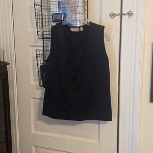 Croft & Barrow sleeveless black top